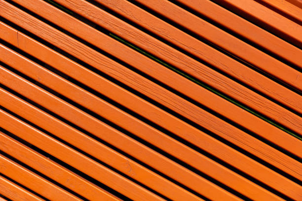 Orange wooden boards as an abstract background. Texture.