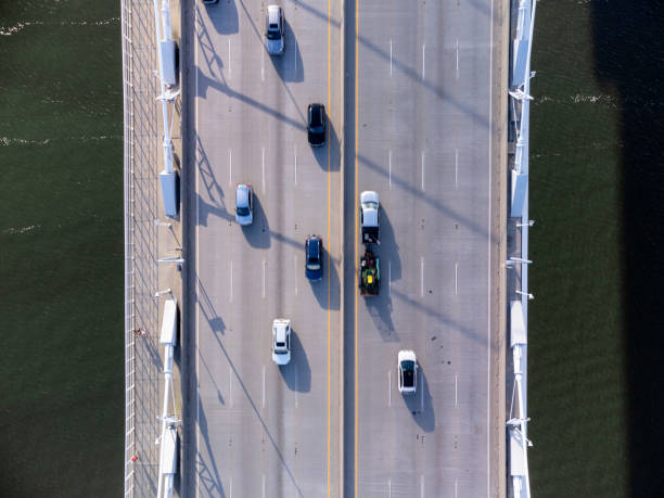 istock Cars Passing Over A Bridge 2148739926