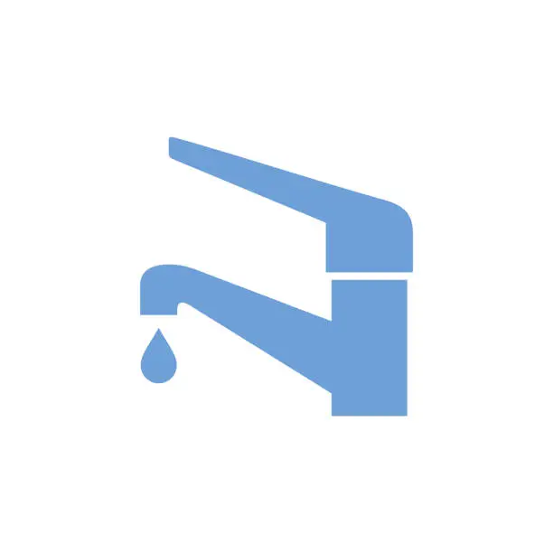 Vector illustration of Faucet Icon Vector Template Illustration Design