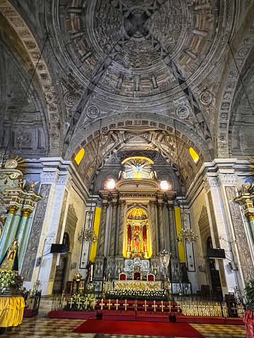Interior of St Augustine church in Manila, Intramuros