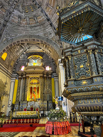Interior of St Augustine church in Manila, Intramuros