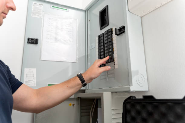 istock A technician works with a demo kit of the smart home system 2148747303