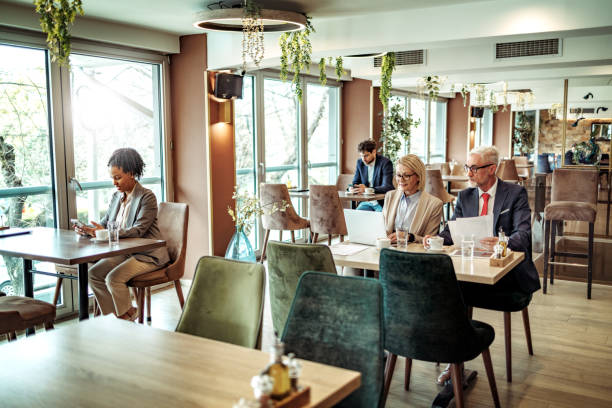 istock Colleagues having coffee beak at the office 2148751509