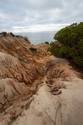 Cliff erosion near Benagil - morning