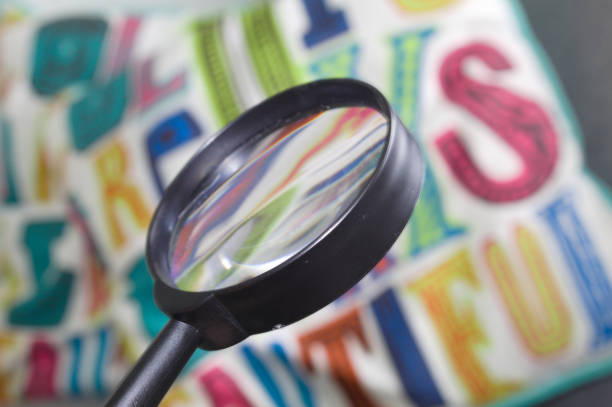 Magnifying glass for easier reading and use in manual work