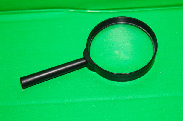 Magnifying glass for easier reading and use in manual work