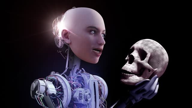 Artificial Intelligence Robot Plays Hamlet