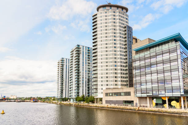 istock Waterfront apartment towers on a sunny summer day 2148757166