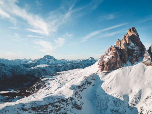 istock Sunny day in the Alps on a cold winter day. 2148759343