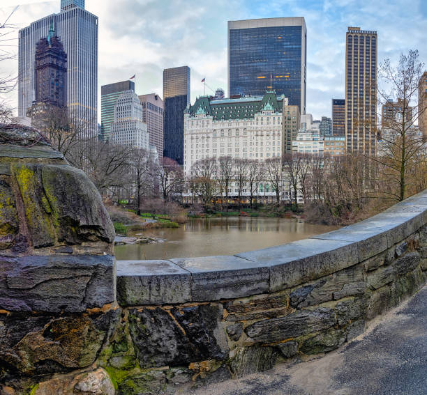 istock Gapstow Bridge in Central Park,after rain 2148759473