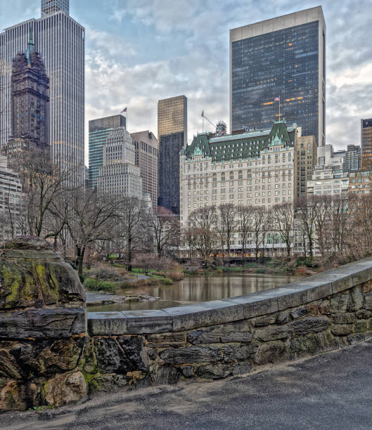 istock Gapstow Bridge in Central Park,after rain 2148759499