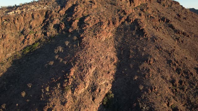 Drone Point of View Baja California, Catavina Desert