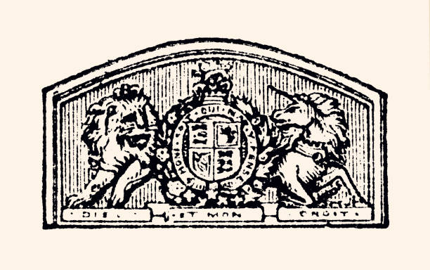 Vintage engraving circa late 19th century. Digital restoration by pictore