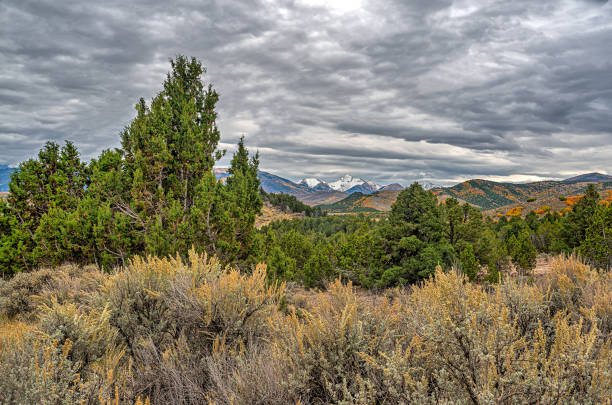 istock Scenic Landscape in the state of Utah on a cloudy day 2148761064