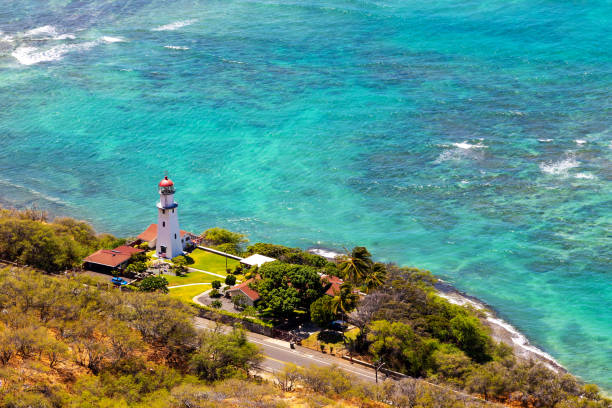istock Historic Diamond Head Lighthouse in Honolulu, Oahu, Hawaii 2148762907