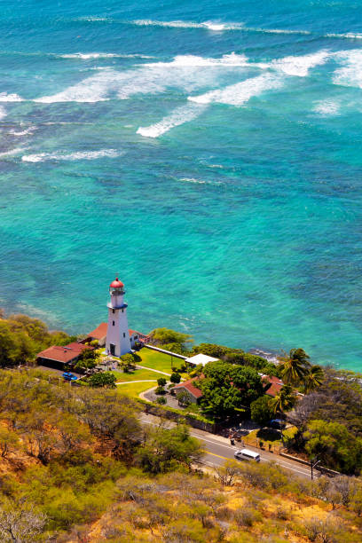 istock Historic Diamond Head Lighthouse in Honolulu, Oahu, Hawaii 2148762911