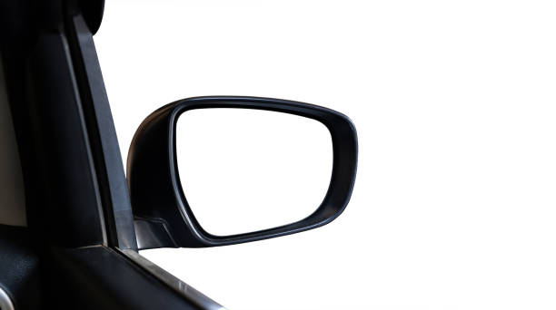 istock Car Side mirror photo with white background and no mirror inside, vehicle concept image 2148763103