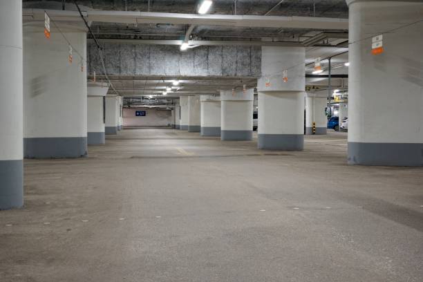 istock Underground Garage in Stockholm city 2148764218