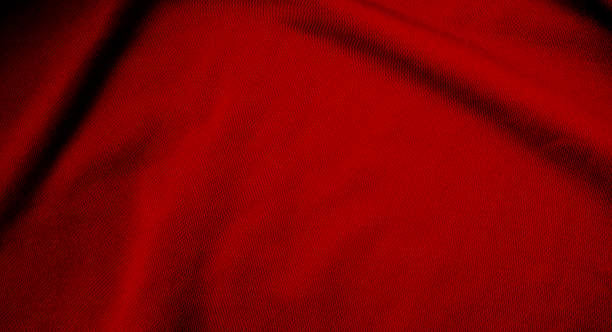 istock Red Fabric Background Texture Silk Linen Cloth Satin Luxury Abstract Material Dark Elegant Gradient Pattern Textile Banner Fashion Backdrop Christmas Summer Travel, Poster Template Card Wallpaper. 2148767913