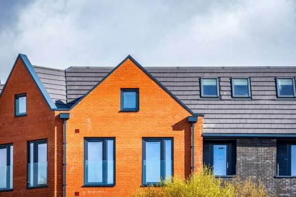 istock New aparments building construction site in england uk. 2148772000