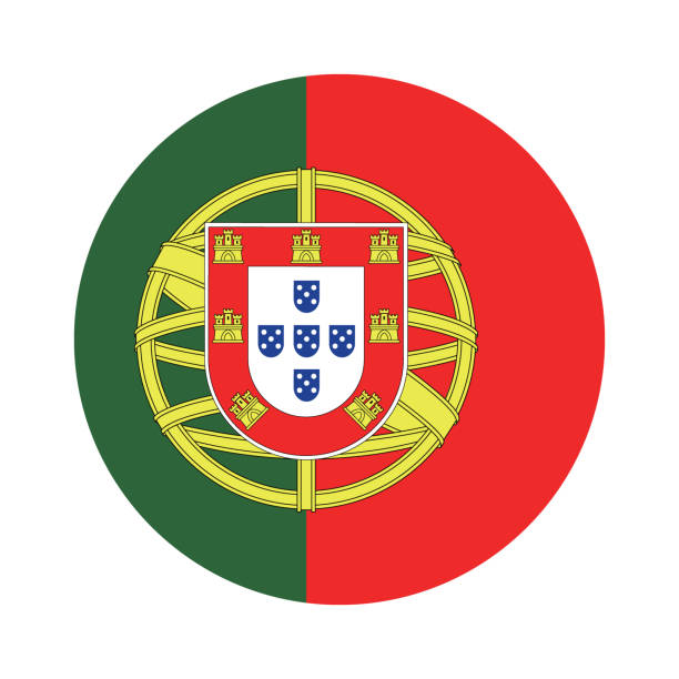 istock Portugal flag. Button flag icon. Standard color. Round button icon. The circle icon. Computer illustration. Digital illustration. Vector illustration. 2148775240