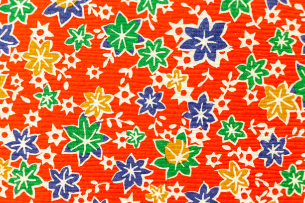 Kimono textile is Japanese traditional design