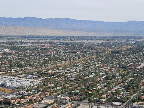 View of Palm Springs from the S Lykken trail