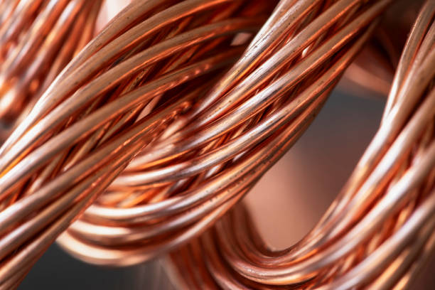 istock Copper wire, raw materials and metals industry 2148787953