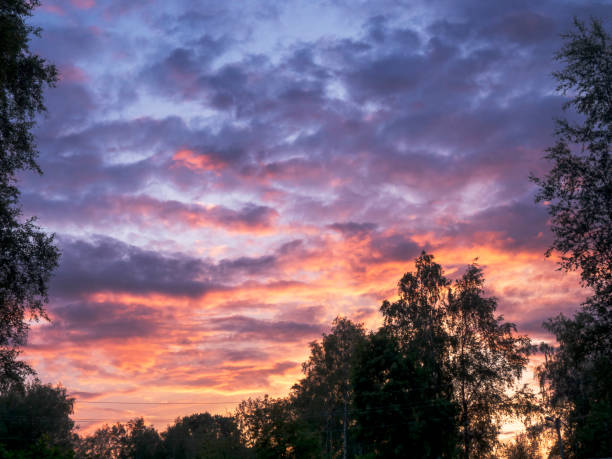 istock Beautiful sunset with pink clouds. 2148789060