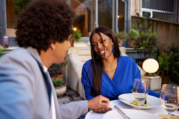 istock Couple in 40s and 50s on dinner date 2148793511