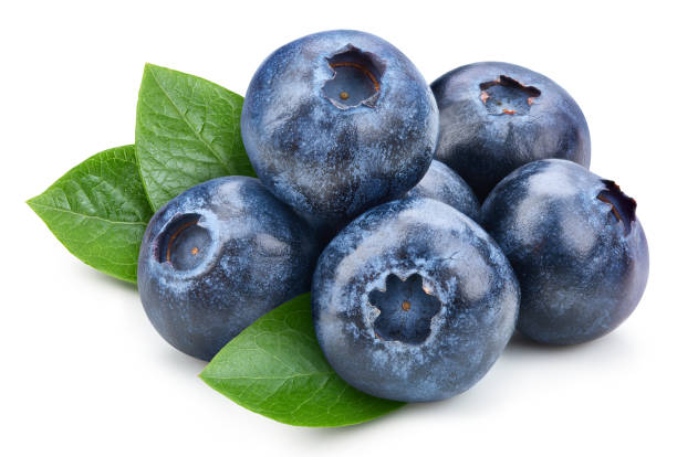 istock Organic blueberry isolated on white background 2148794974