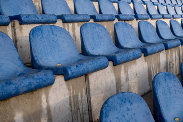 istock blue rows of seats in a stadium 2148797115