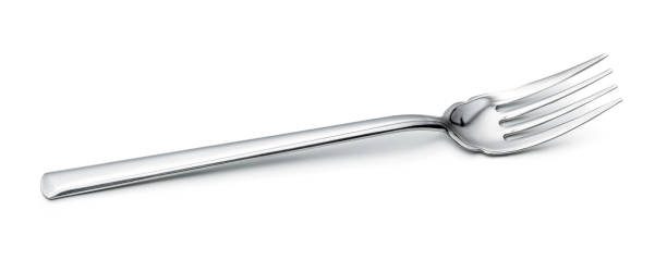 istock Stainless steel fork isolated on white background 2148797261