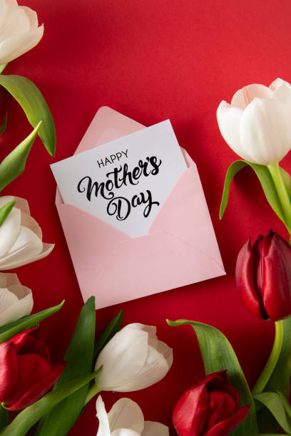istock Happy Mother's Day Message with Tulips 2148797537