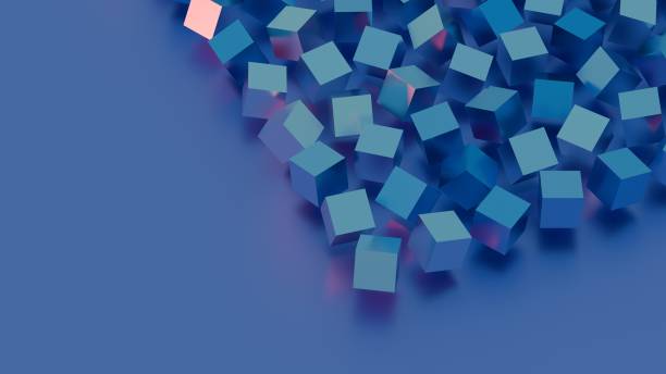 istock Vibrant and dynamic geometric shapes illuminated in neon colors, creating a lively and energetic wallpaper for a modern and stylish aesthetic. 2148799492