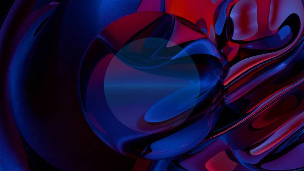 istock 3D background designed for creative projects, featuring a looped video with a futuristic and visually engaging aesthetic, perfect for modern designs. 2148799616