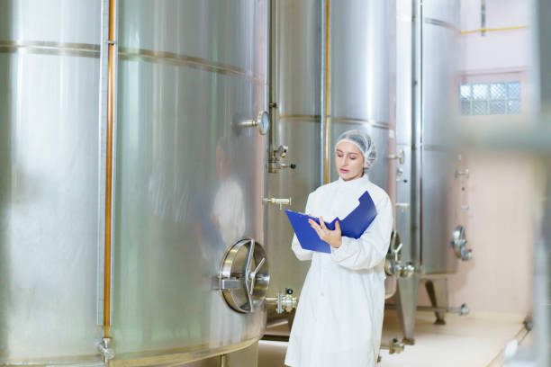 istock Quality control officer working in the factory. 2148800620