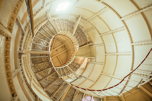 Spiral stairs of a lighthouse