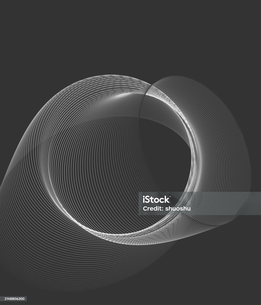 Abstract Black And White Dynamic Psychedelic Electrical Technology Line ...