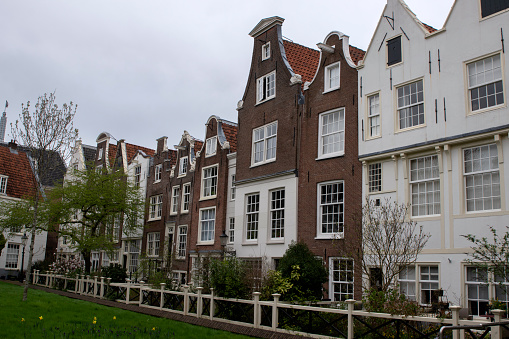 Houses At The Begijnhof At Amsterdam The Netherlands 21-3-2024