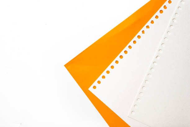 A round ball of paper on a white background
