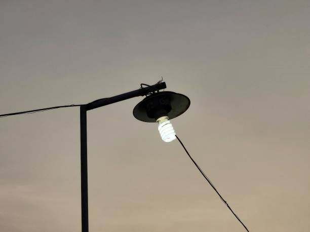 istock Lights In Evening With A Sky Background 2148817622