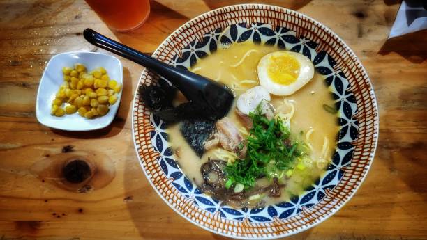 istock Top view of ramen served 2148817632