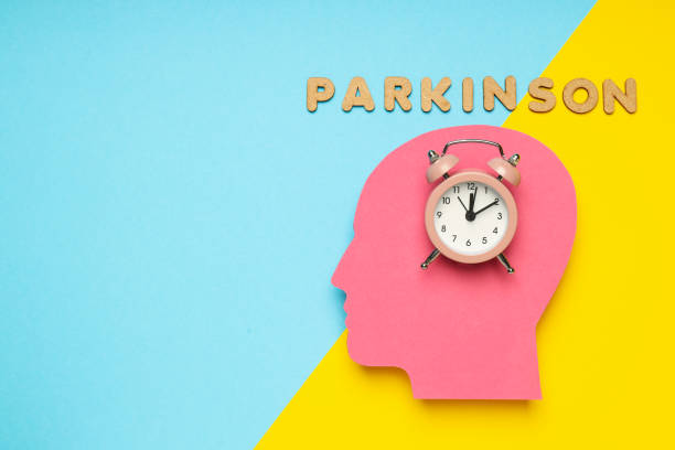 Dementia and parkinson's disease, ADHD, composition for head disease theme, space for text
