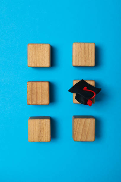 istock Graduation in high school and university concept, top view 2148820159