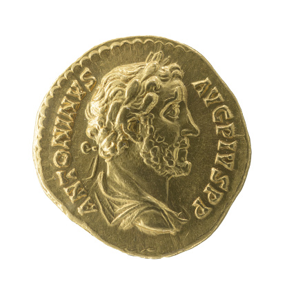 Head of Antoninus Pius or Titus Aelius Hadrianus Antoninus Pius, Roman emperor. Aureus