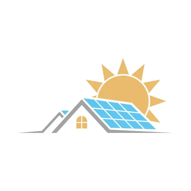 Vector illustration of Solar Panel vector design templates simple and modern