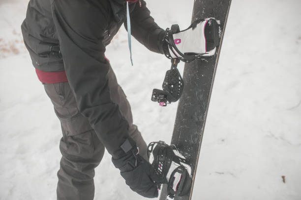istock An unrecognizable snowboarder prepares for an adventure on the snow 2148824651