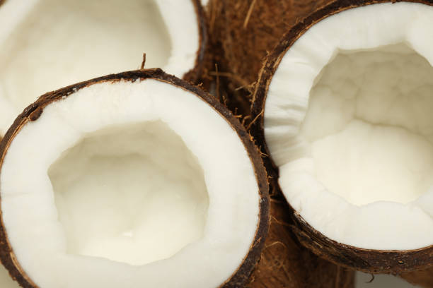 Concept of summer and vacation with coconut
