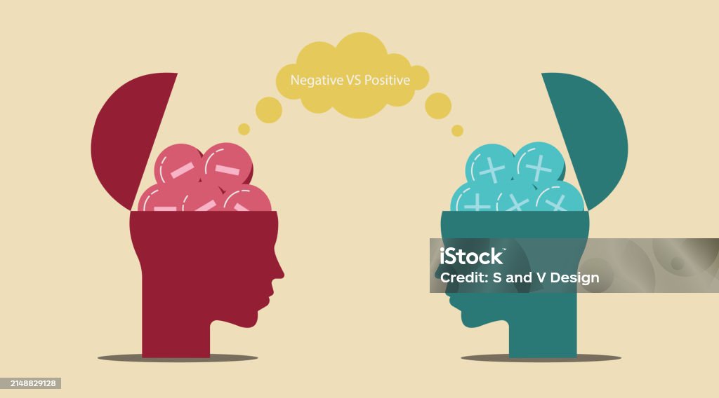 Think Positive Visual Think Positively Conversation Between Two Persons Positive Think And ...